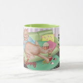 Niedlich Cat Weihnachten Tasse (Zentrum)