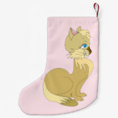 Niedlich Cat Weihnachts-Strumpf Kleiner Weihnachtsstrumpf (Rückseite)