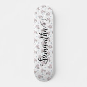 Niedlich Cat Winter Weihnachtsmuster kundenspezifi Skateboard (Vorne)