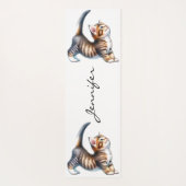 Niedlich Cat Yoga Mat Yogamatte (Rückseite)