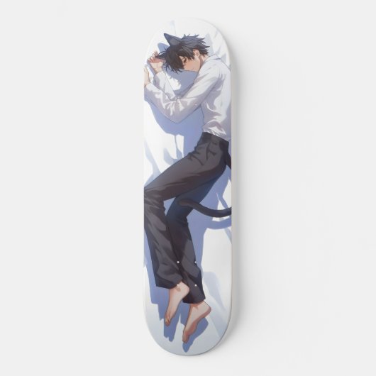 Niedlich Catboy Anime Skateboard (Vorderseite)