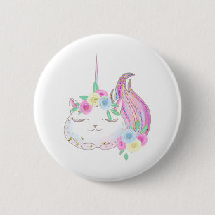 Niedlich Caticorn Button