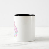 Niedlich Caticorn Zweifarbige Tasse (Mittel)