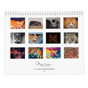 Niedlich Cats Foto Art Design 2022 Monatlich Kalender