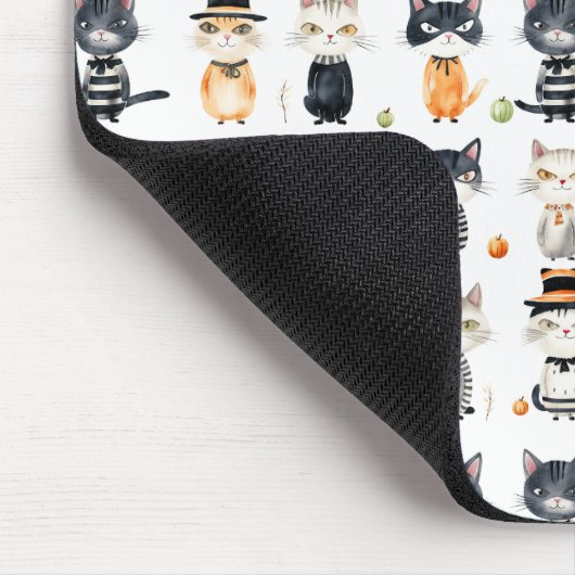 Niedlich Cats Muster Mousepad (Ecke)
