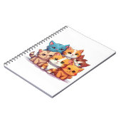 Niedlich Cats SpiralNotebook Notizblock (Linke Seite)