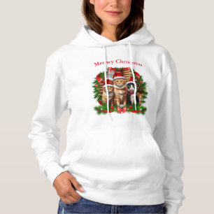 Niedlich Cats Weihnachtsfeiertage T - Shirt