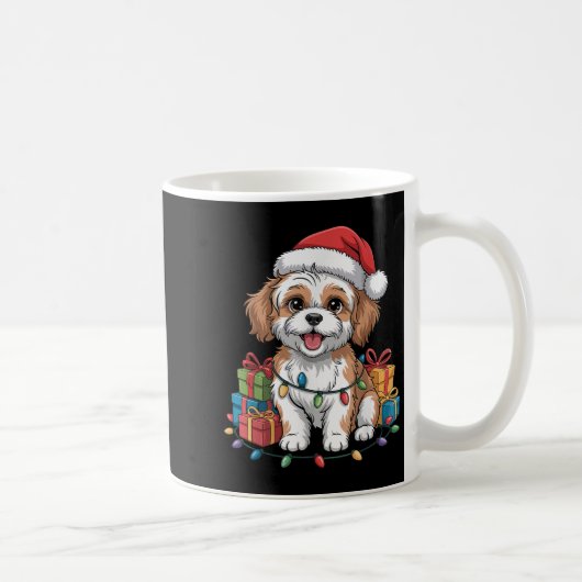 Niedlich Cavachon Weihnachts Weihnachtsdesign Funn Kaffeetasse (Rechts)