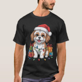 Niedlich Cavachon Weihnachts Weihnachtsdesign Funn T-Shirt (Vorderseite)