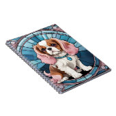 Niedlich Cavalier King Charles Pastel Stettel Glas Notizblock (Rechte Seite)