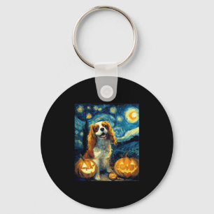 Niedlich Cavalier King Charles Spaniel Dog Hallowe Schlüsselanhänger