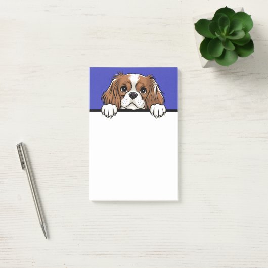Niedlich Cavalier King Charles Spaniel Dog Lover Post-it Klebezettel (Büro)