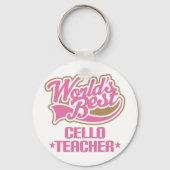 Niedlich Cello Teacher-Geschenk Schlüsselanhänger (Vorderseite)