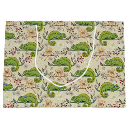 Niedlich Chameleon Lizard Große Geschenktüte