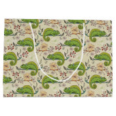 Niedlich Chameleon Lizard Große Geschenktüte (Rückseite)