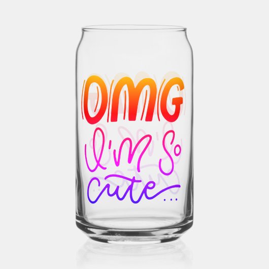 Niedlich Chaos Dosenglas (Vorderseite)