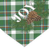 Niedlich Charming Happy Holidays Joy Cabin Wohnges Kurzer Tischläufer (Ecke)