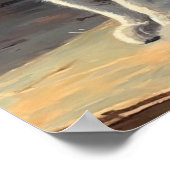 Niedlich Chartreux Cat Art Print Poster (Ecke)