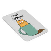 Niedlich Chat Coffee Magnet (Rechte Seite)