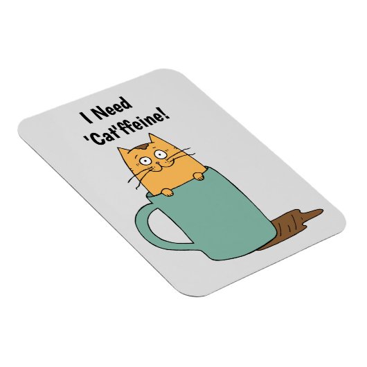 Niedlich Chat Coffee Magnet (Rechte Seite)