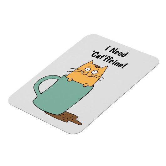 Niedlich Chat Coffee Magnet (Linke Seite)