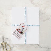 Niedlich Chat Weihnachten Geschenkanhänger (Mit Garn)