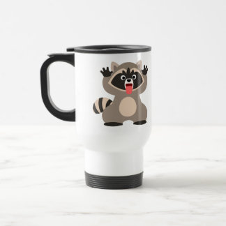 Niedlich Cheeky Cartoon Raccoon Tasse