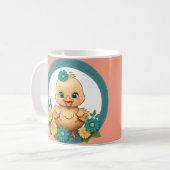 Niedlich Cheeky Chicky Pun Tasse (Vorderseite Links)