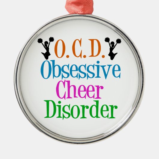 Niedlich Cheerleader Ornament Aus Metall (Vorne)