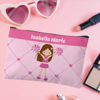Niedlich Cheerleader Pink Hearts Personalisiert Ch