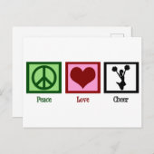 Niedlich Cheerleader Postkarte (Vorne/Hinten)