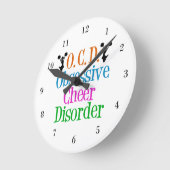 Niedlich Cheerleader Runde Wanduhr (Winkel)