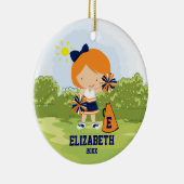 Niedlich Cheerleader Weihnachtsschmuck (Rechts)