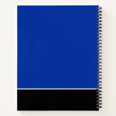 Niedlich Cheertrainer Personalisiert Blau und Schw Notizblock (Rückseite)