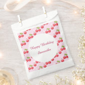 Niedlich Cherry 1. Geburtstag Party Geschenktütchen (Ausgeschnitten)