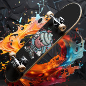 Niedlich Cherry Cupcake Individuelle Name Skateboa Skateboard