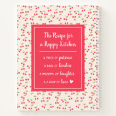 Niedlich Cherry Pattern Kitchen Gedicht 1. Kochbuc Notizblock (Rückseite)