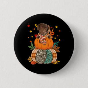 Niedlich Chesapeake Bay Retriever Pumpkinthanksgiv Button