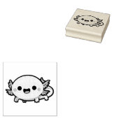 Niedlich Chibi Axolotl Gummistempel (Stempel)