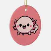 Niedlich Chibi Axolotl Keramik Ornament (Rechts)