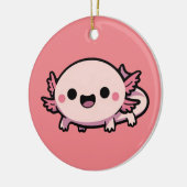 Niedlich Chibi Axolotl Keramik Ornament (Links)