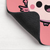 Niedlich Chibi Axolotl Mousepad (Ecke)