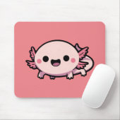 Niedlich Chibi Axolotl Mousepad (Mit Mouse)