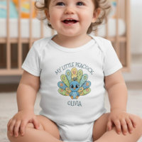 Niedlich Chibi Baby Peacock