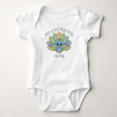Niedlich Chibi Baby Peacock Strampler (Vorderseite)