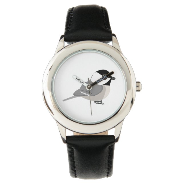 Niedlich Chibi Chickadee Armbanduhr (Vorderseite)