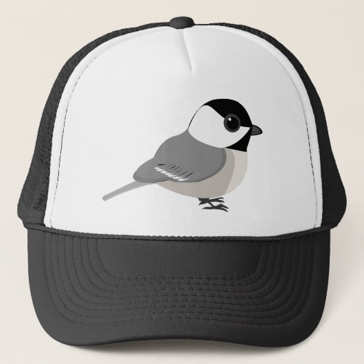 Niedlich Chibi Chickadee Truckerkappe (Vorderseite)