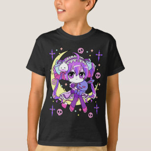 Niedlich Chibi Kawaii Anime Girls Pastel Goth for T-Shirt