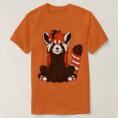 Niedlich Chibi Red Panda T-Shirt (Design vorne)