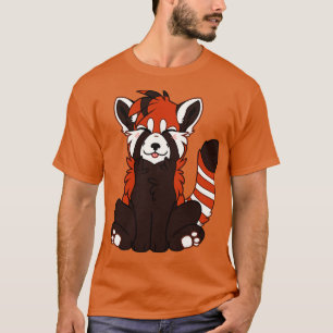 Niedlich Chibi Red Panda T-Shirt